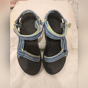Teva Blue and Green Sandals for Outdoor‎ Adventures